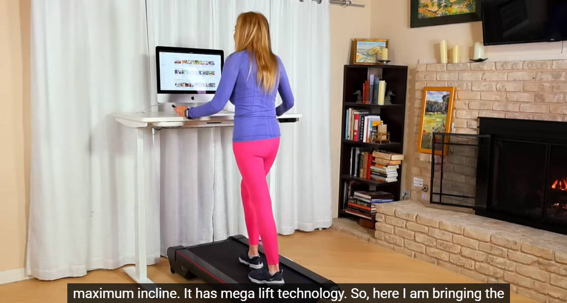 Youtuber Rebecca Brand using UREVO Cyberpad at home