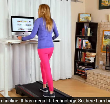 Youtuber Rebecca Brand using UREVO Cyberpad at home
